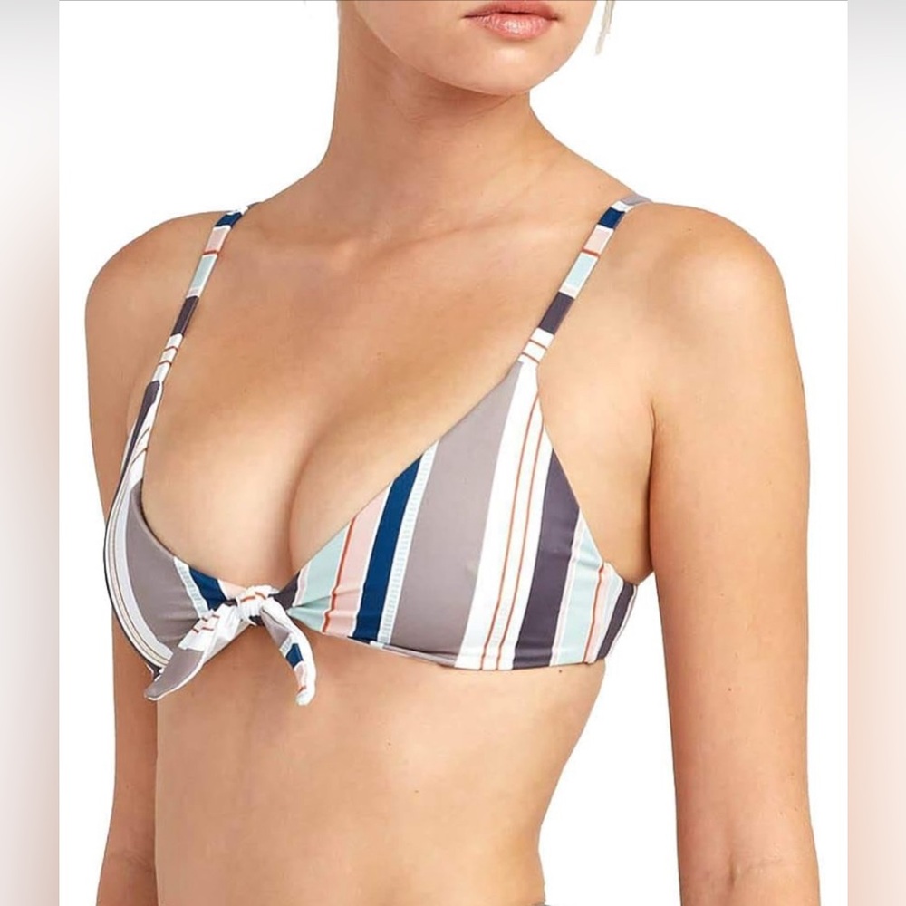 RVCA Off-Shore Knot Front Bikini Top